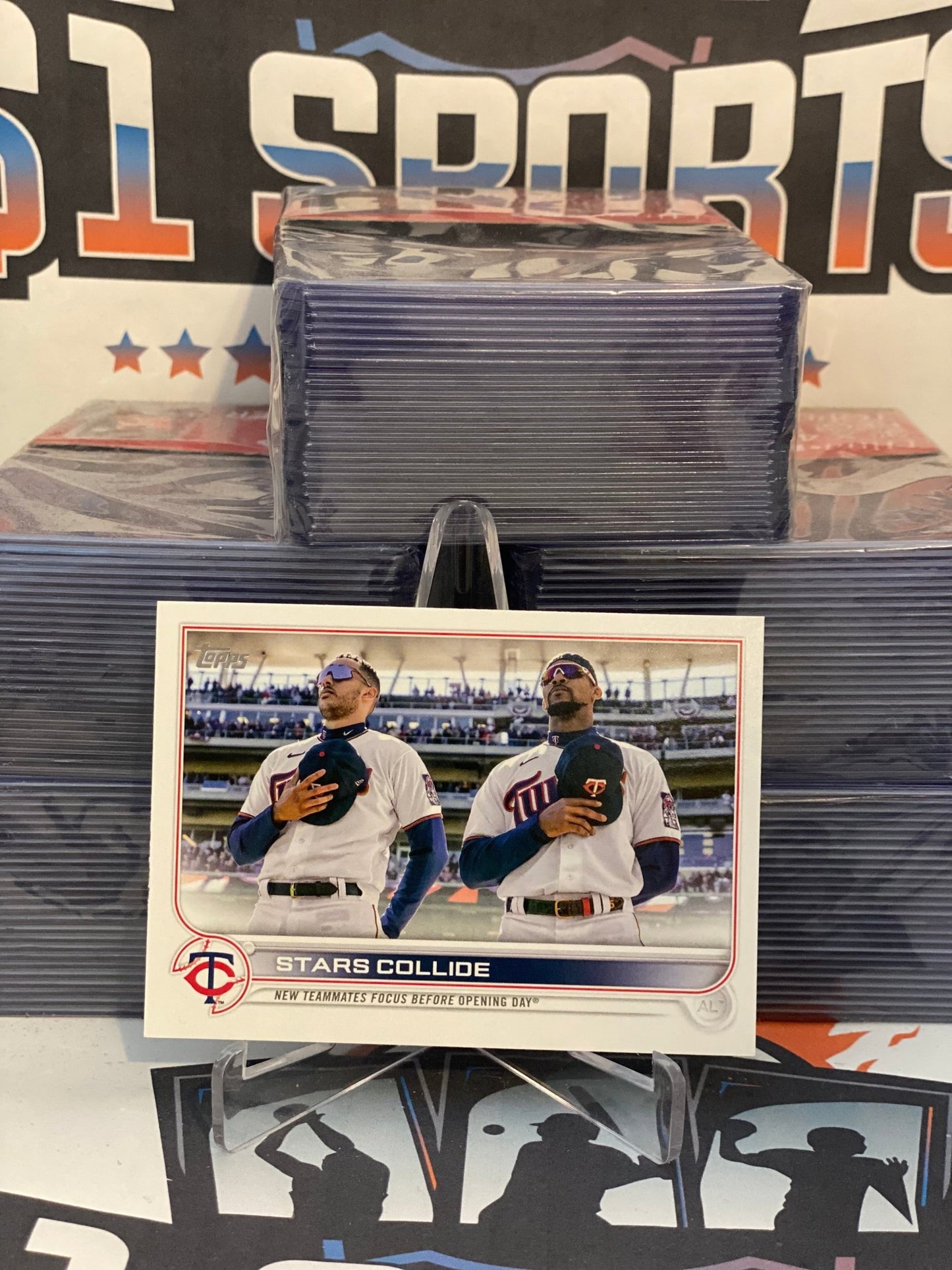 2021 Topps Update (Veteran Combos) Carlos Correa & Byron Buxton #US230