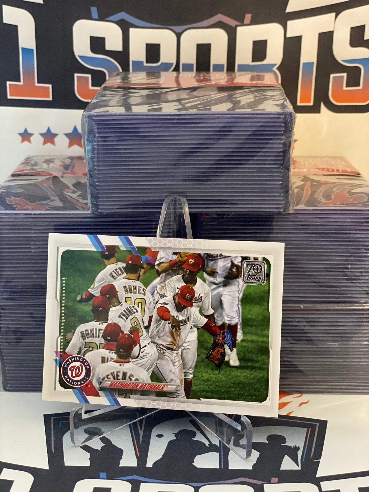 2021 Topps Washington Nationals Team Card #58