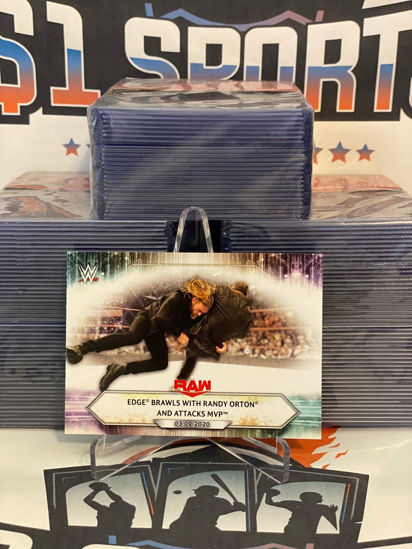 2021 Topps WWE (Monday Night Raw) Edge & Randy Orton #36