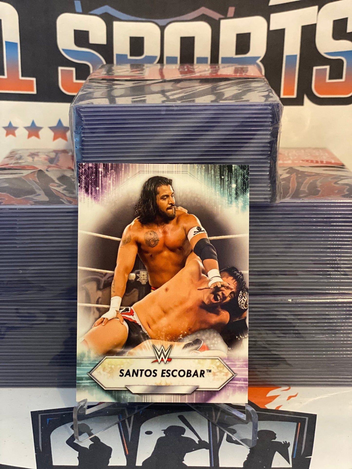 2021 Topps WWE Santos Escobar #186