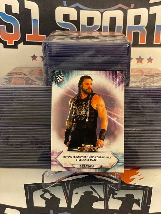 2021 Topps WWE (Super Showdown) Roman Reigns #24