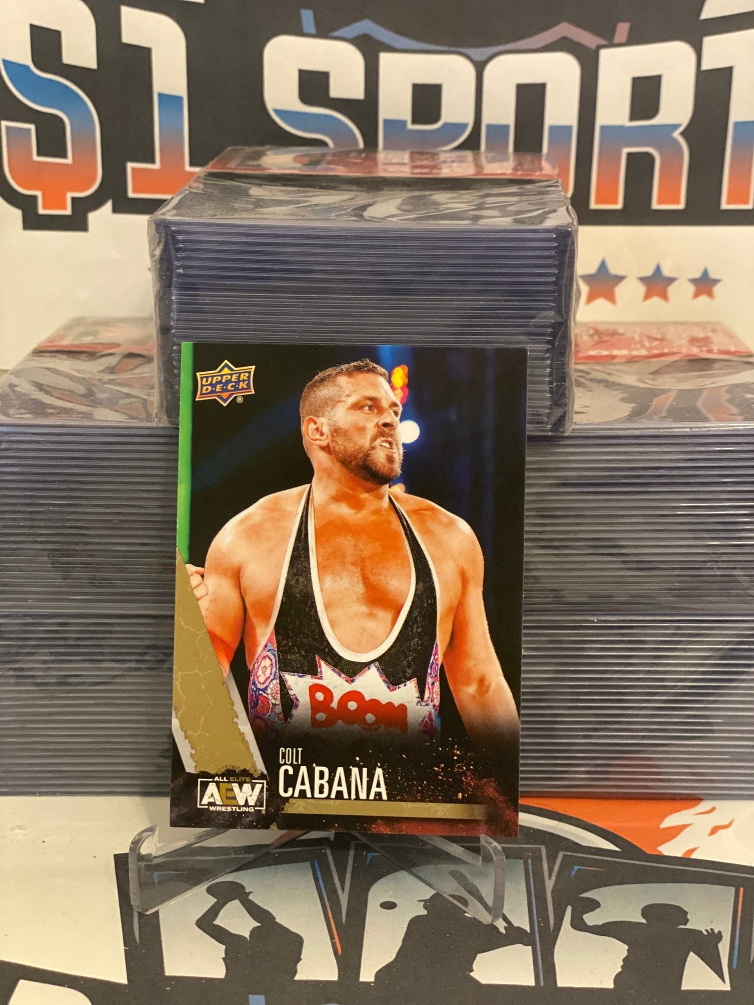 2021 Upper Deck AEW (Gold) Colt Cabana Rookie #47