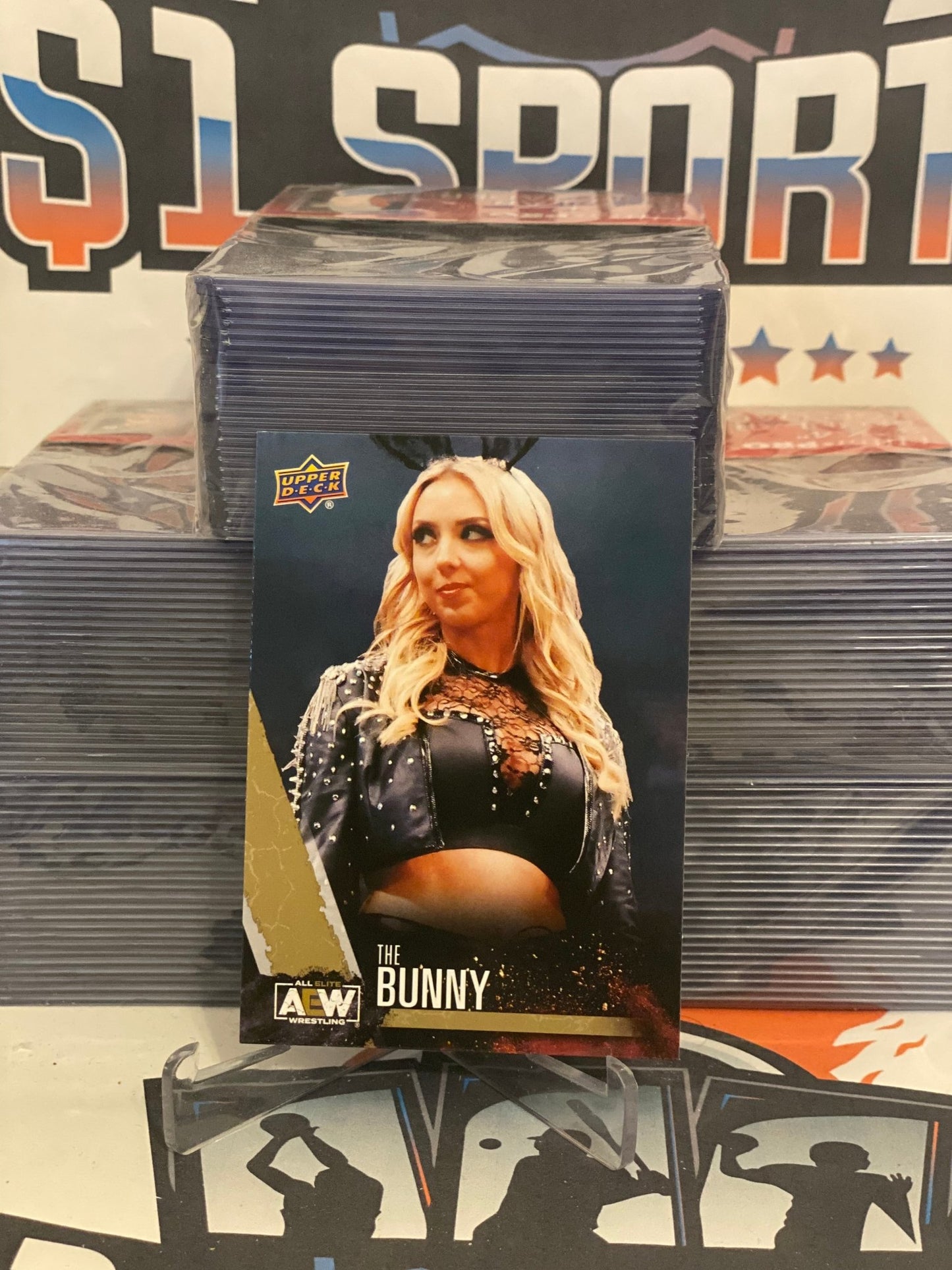 2021 Upper Deck AEW (Gold) The Bunny Rookie #48