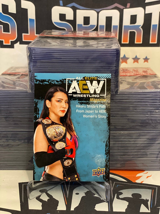 2021 Upper Deck AEW (Magazine, Short Print) Hikaru Shida #88