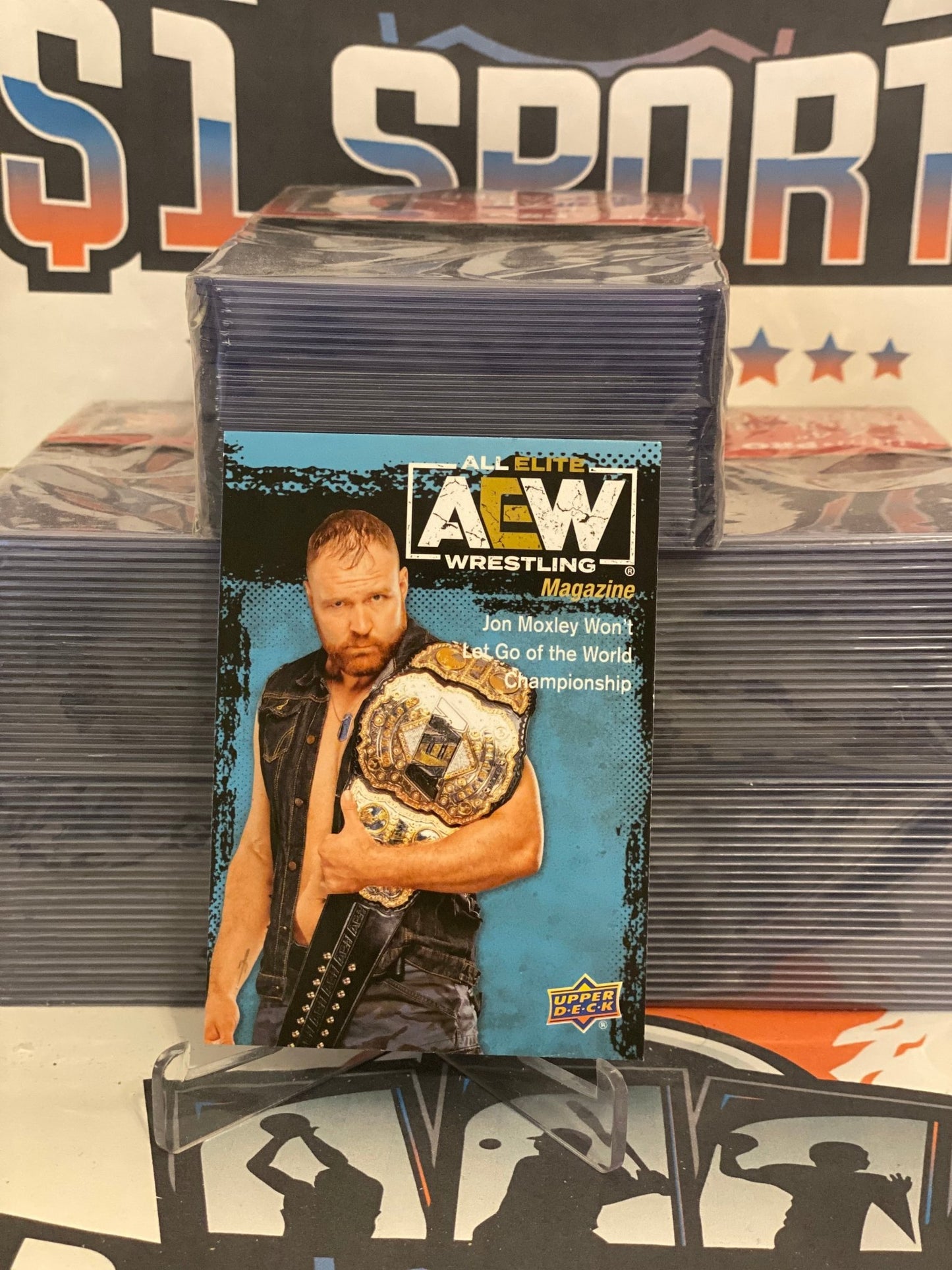 2021 Upper Deck AEW (Magazine, Short Print) Jon Moxley #89