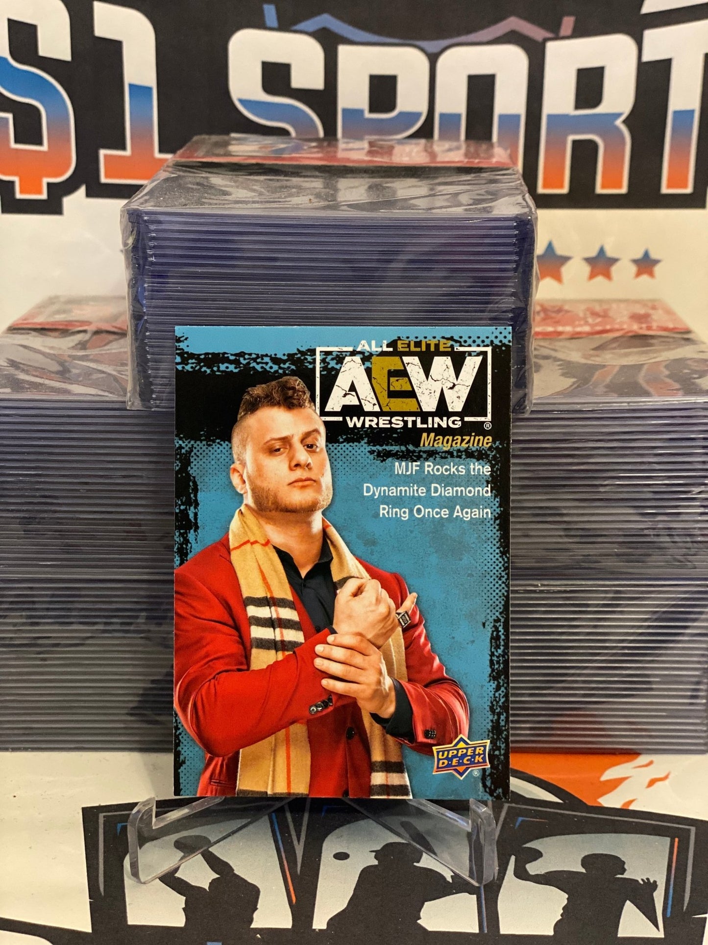 2021 Upper Deck AEW (Magazine, Short Print) MJF Rookie #94