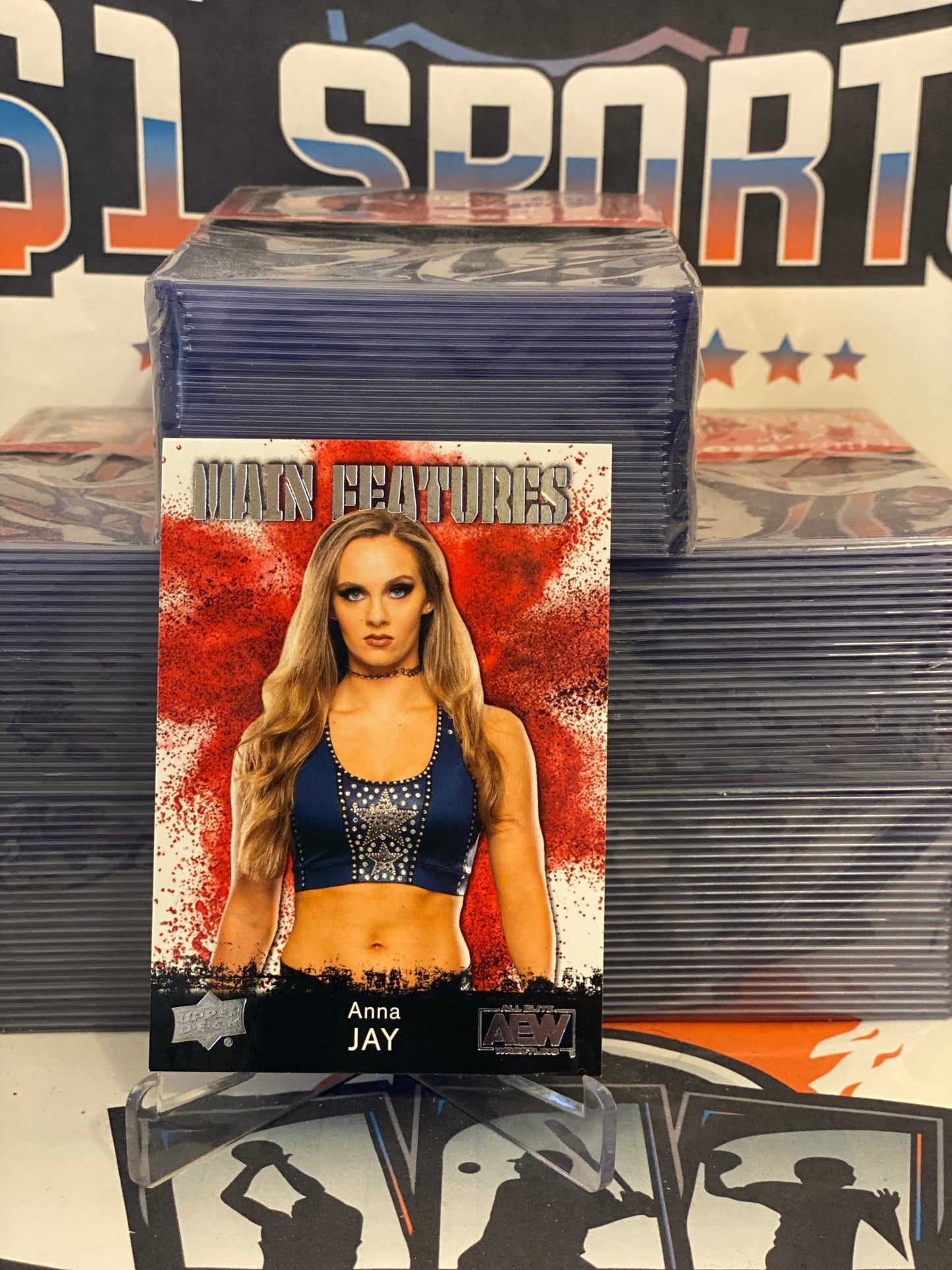 2021 Upper Deck AEW (Main Features) Anna Jay #MF-36