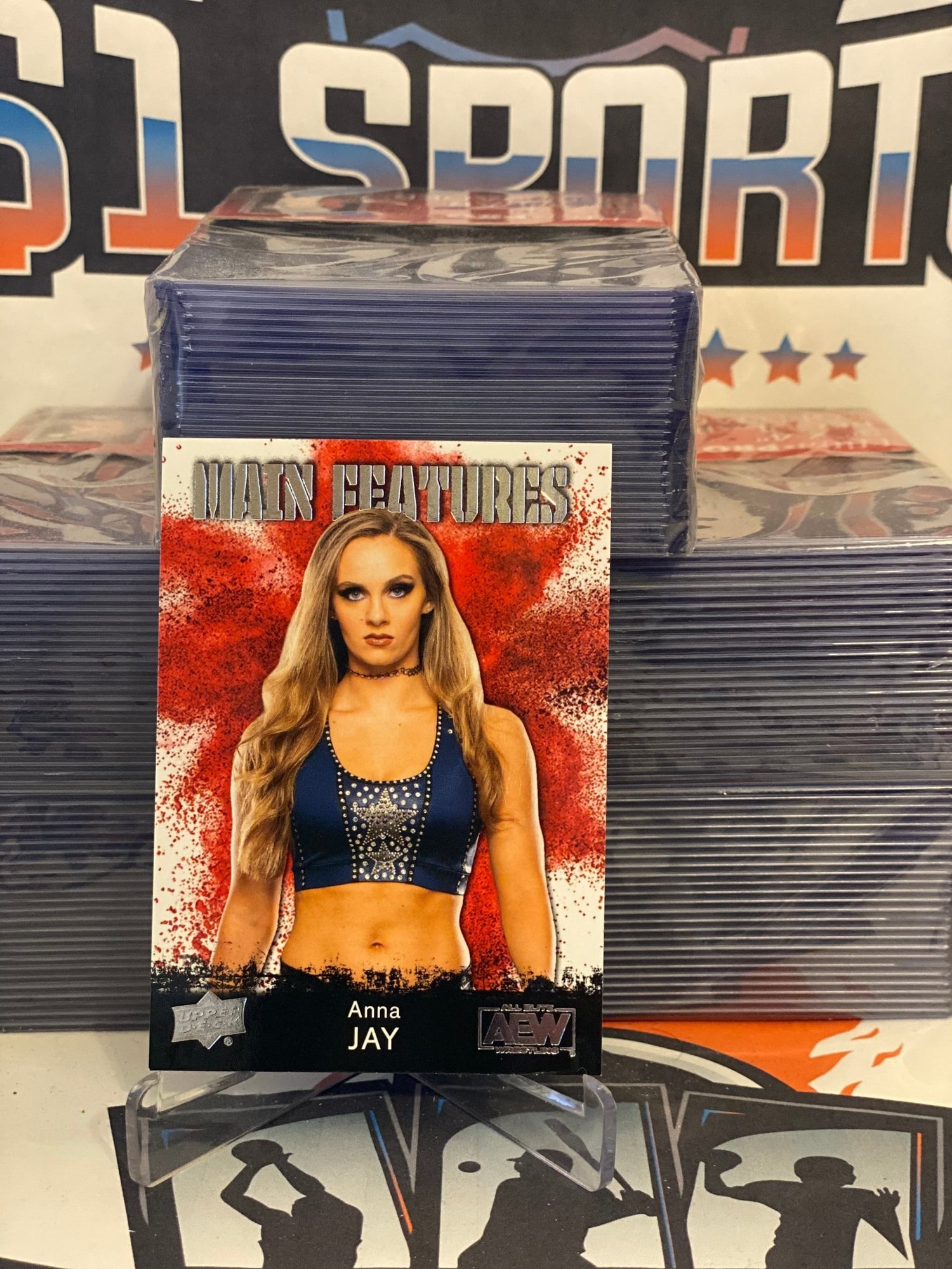 2021 Upper Deck AEW (Main Features) Anna Jay #MF-36