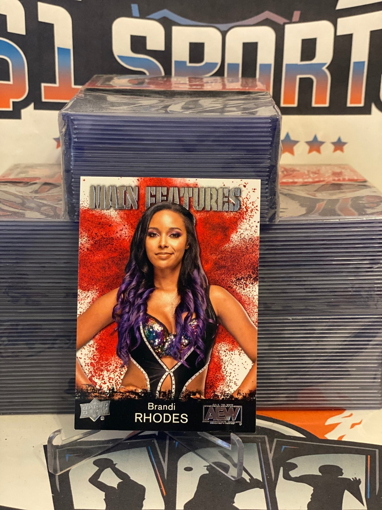 2021 Upper Deck AEW (Main Features) Brandi Rhodes #MF-15