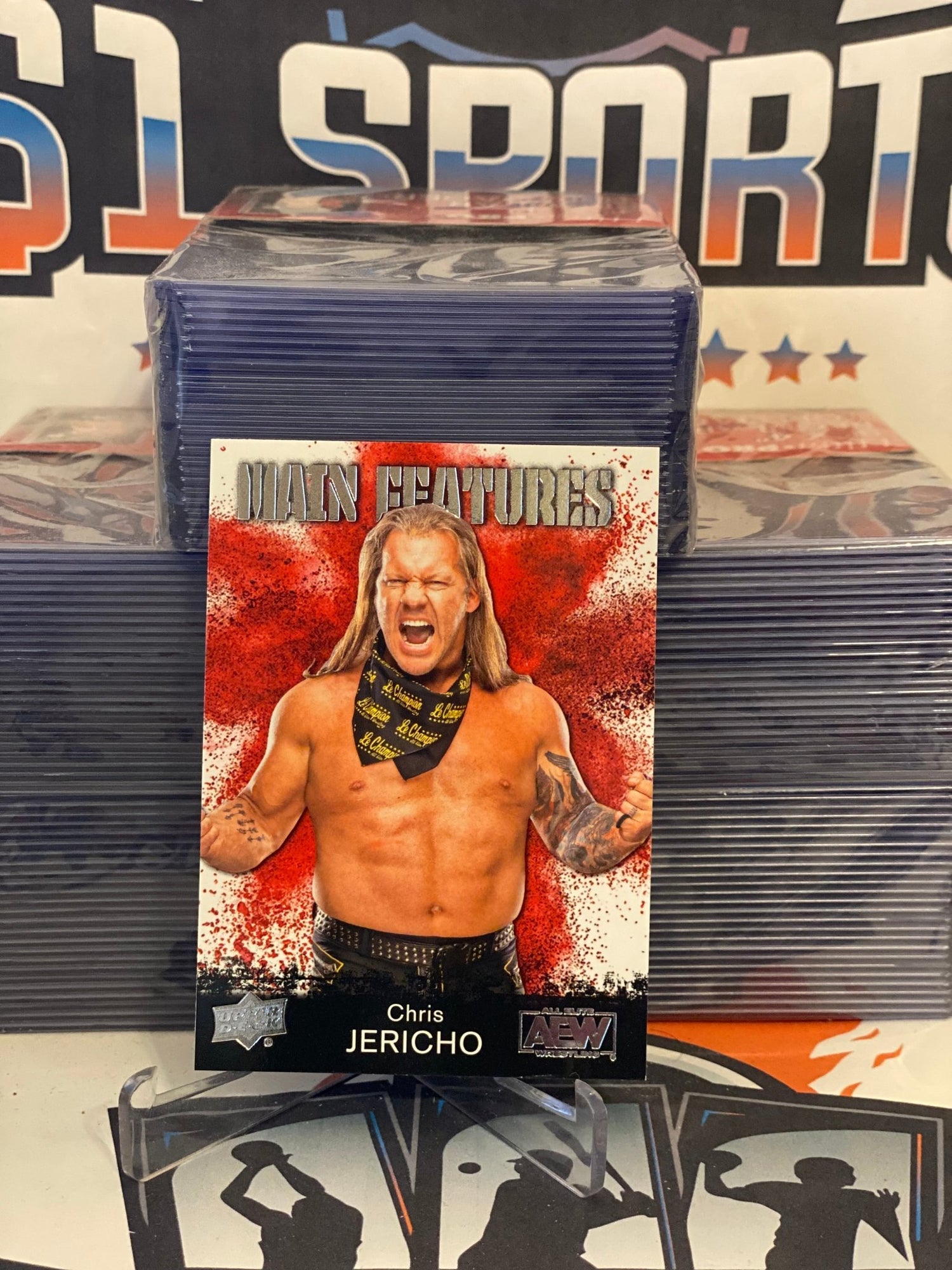 2021 Upper Deck AEW (Main Features) Chris Jericho #MF-4
