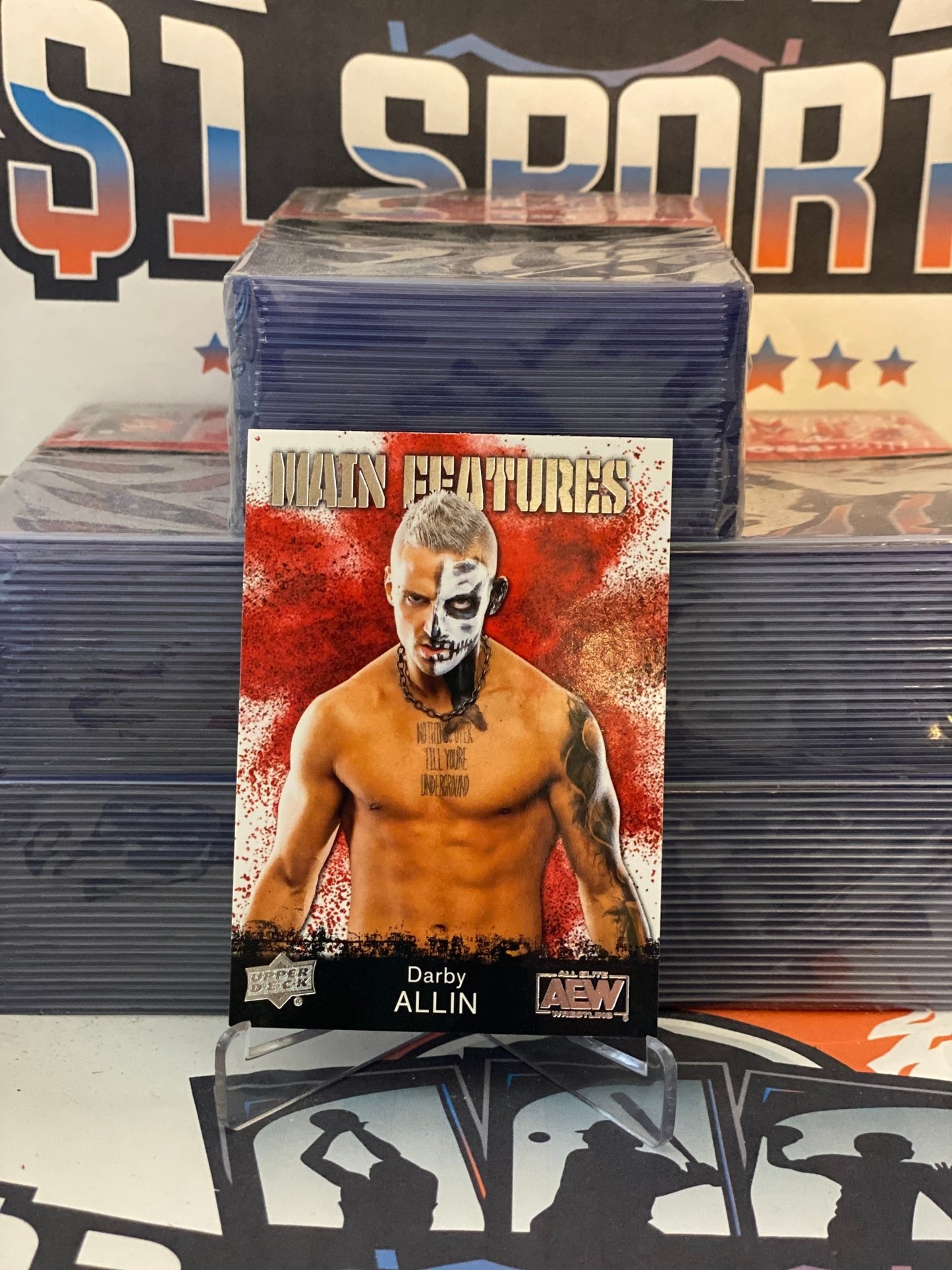 2021 Upper Deck AEW (Main Features) Darby Allin #MF-2