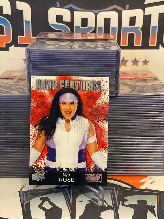 2021 Upper Deck AEW (Main Features) Nyla Rose #MF-21