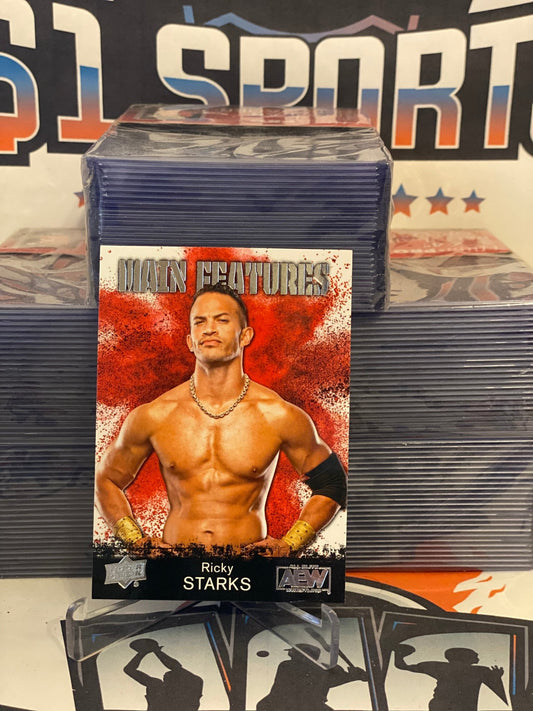 2021 Upper Deck AEW (Main Features) Ricky Starks #MF-37