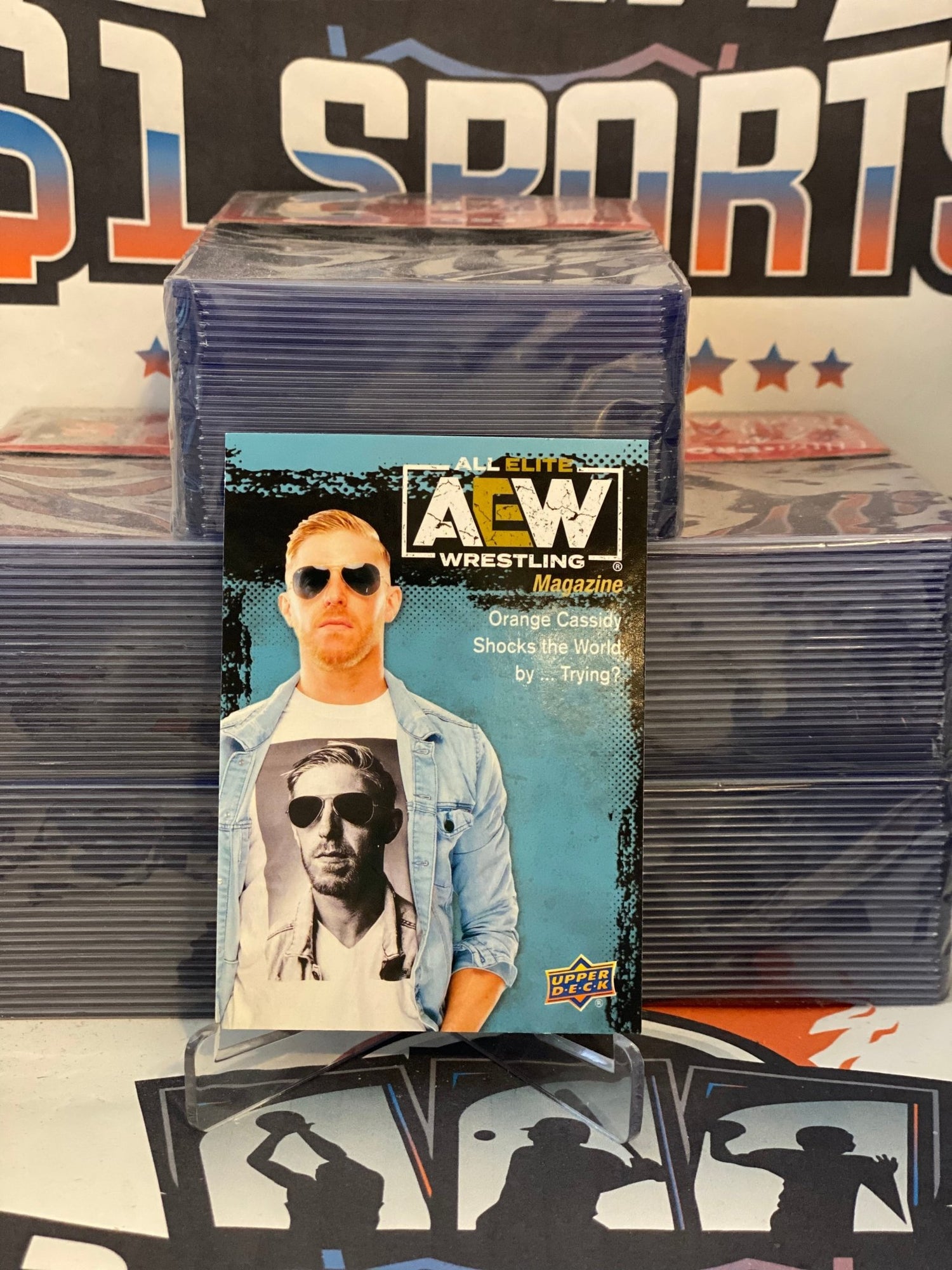 2021 Upper Deck AEW (Short Print, Magazine) Orange Cassidy Rookie #98