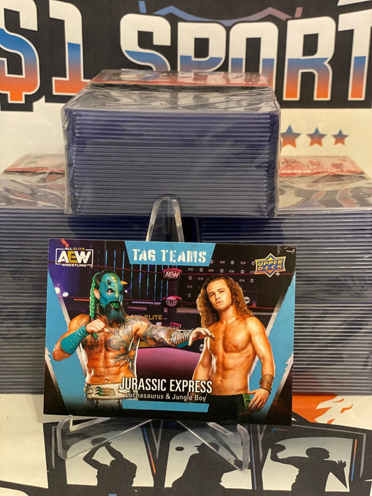 2021 Upper Deck AEW (Tag Teams, Short Print) Jungle Boy Rookie #65