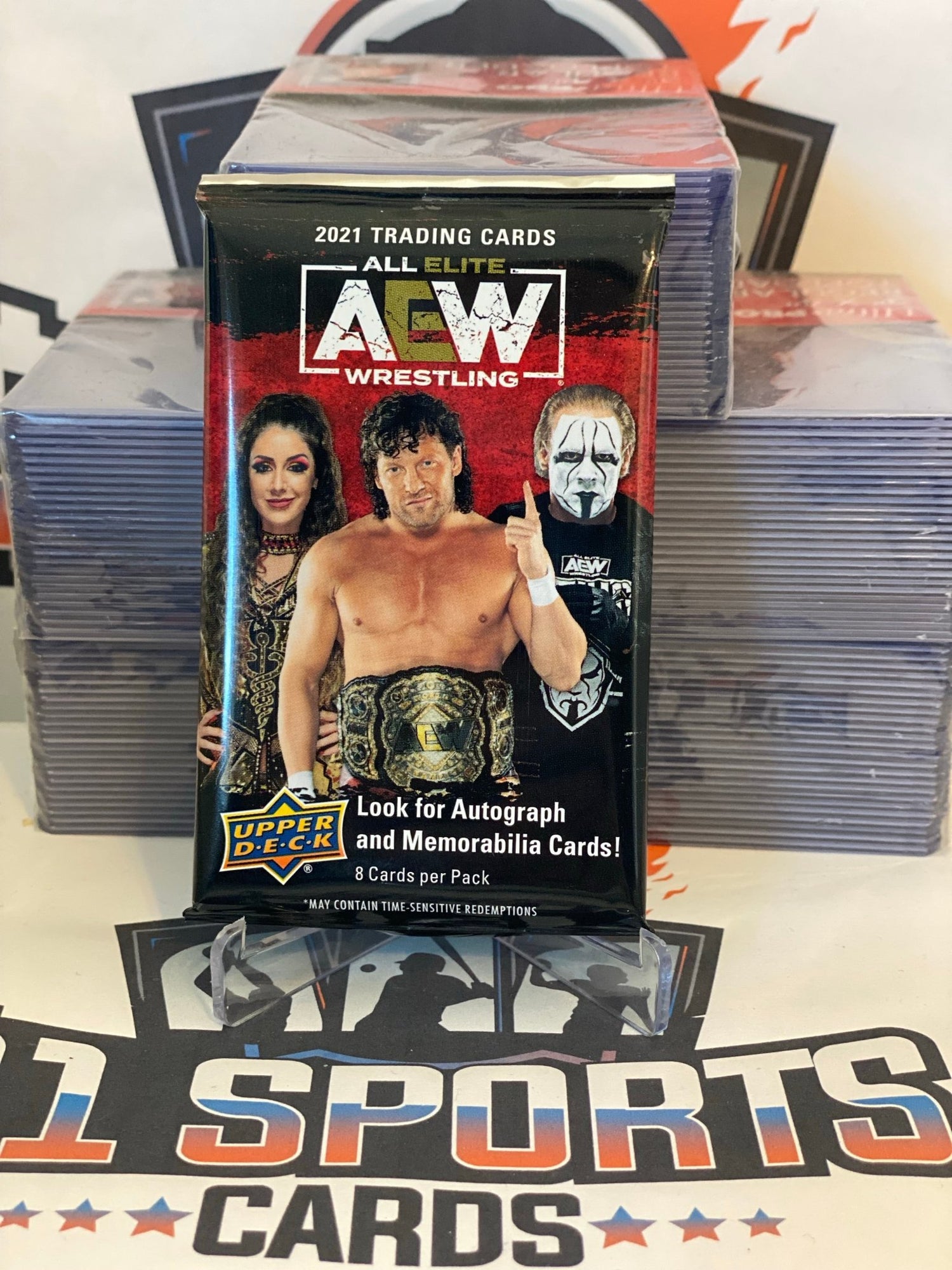2021 Upper Deck AEW Wrestling Relic Retail Pack