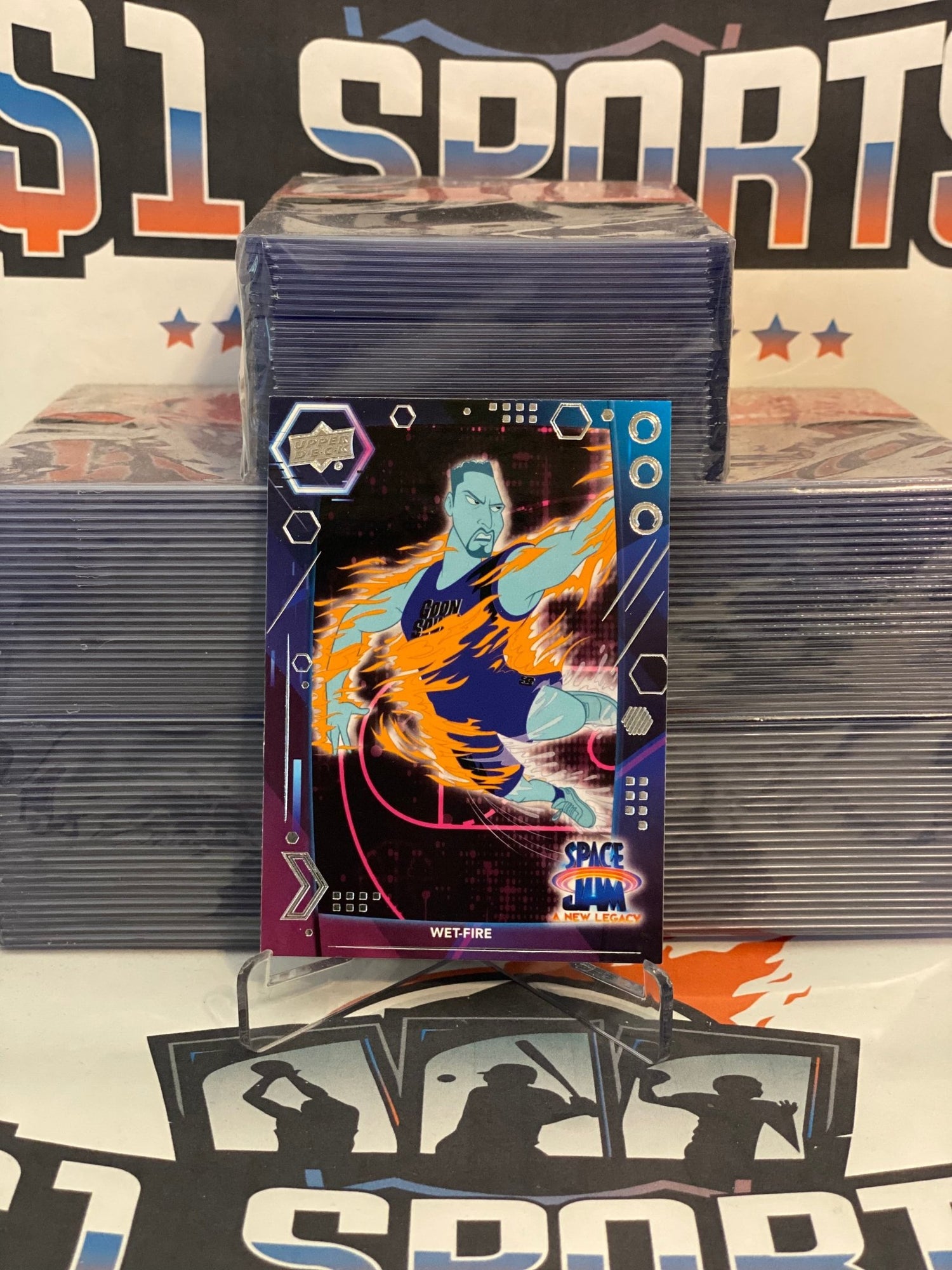 2021 Upper Deck Space Jam (Wet-Fire) Klay Thompson #11