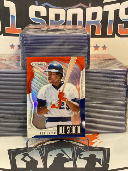 2021 Panini Prizm (Red White Blue Prizm, Old School) Rod Carew #OS-5