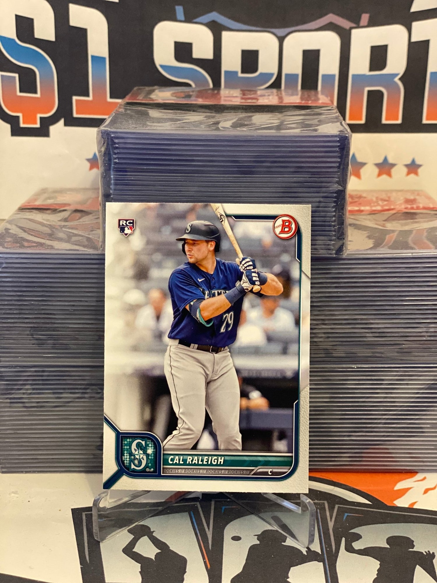 2022 Bowman Cal Raleigh Rookie #49
