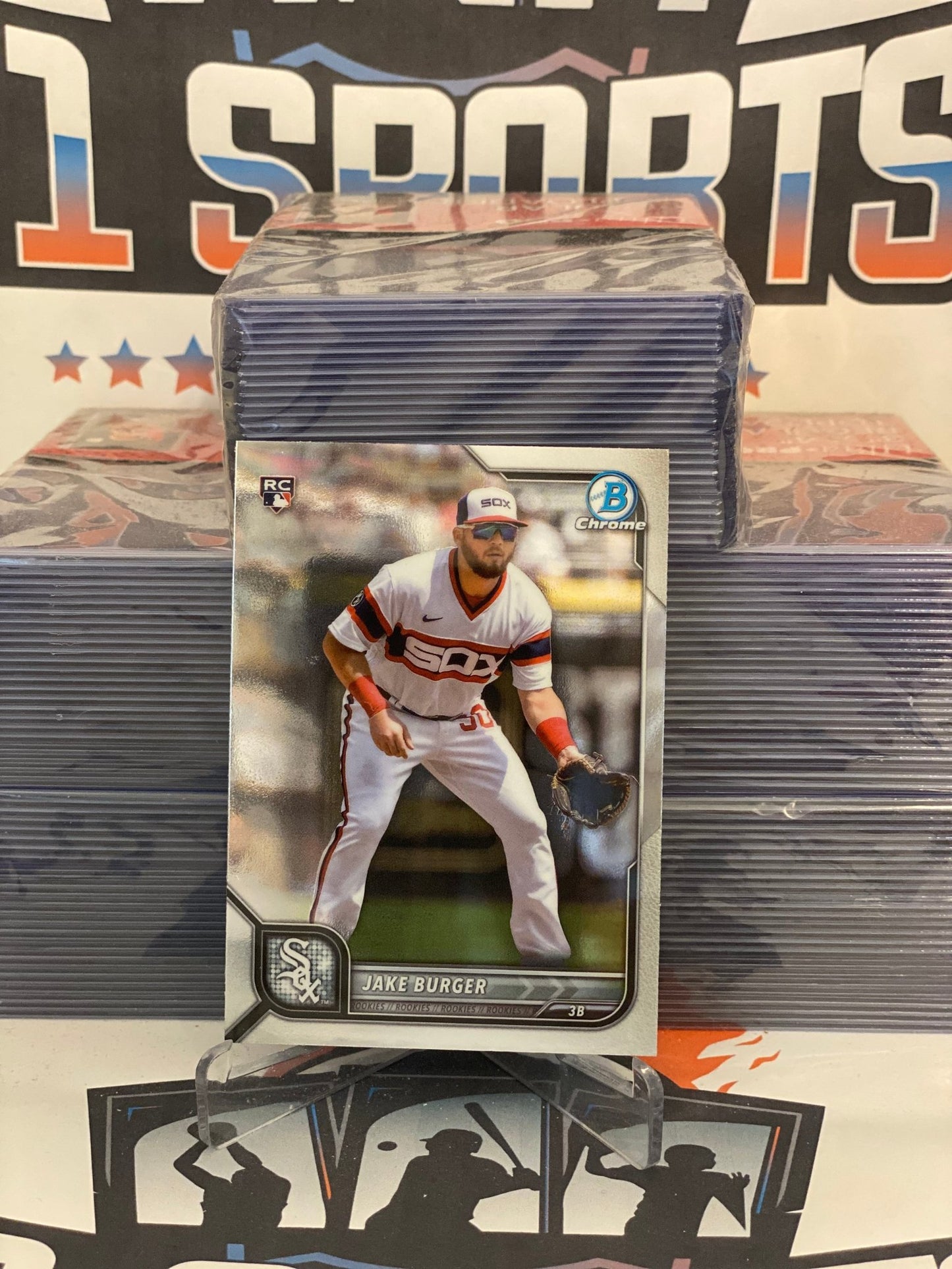 2022 Bowman Chrome Jake Burger Rookie #47