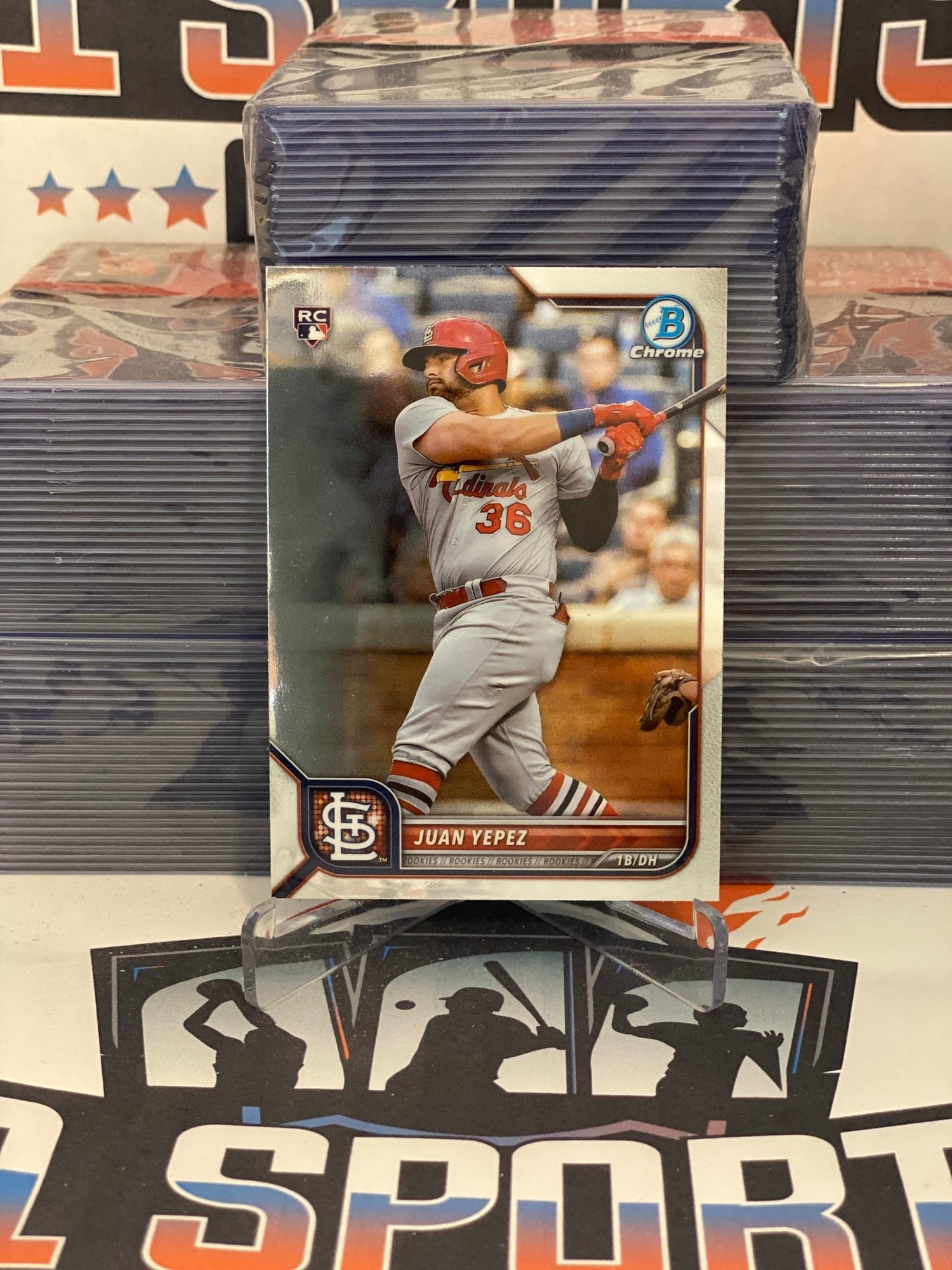 2022 Bowman Chrome Juan Yepez Rookie #26