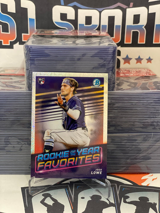 2022 Bowman Chrome (Mega Refractor, Rookie of the Year Favorites) Josh Lowe #ROYF-11