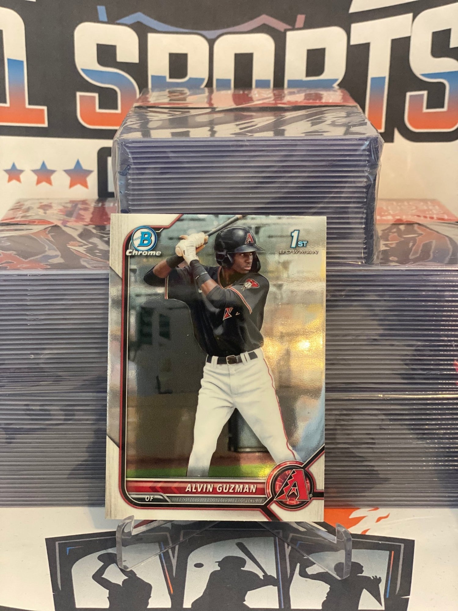 2022 Bowman Chrome Prospects (1st Bowman) Alvin Guzman #BP-18