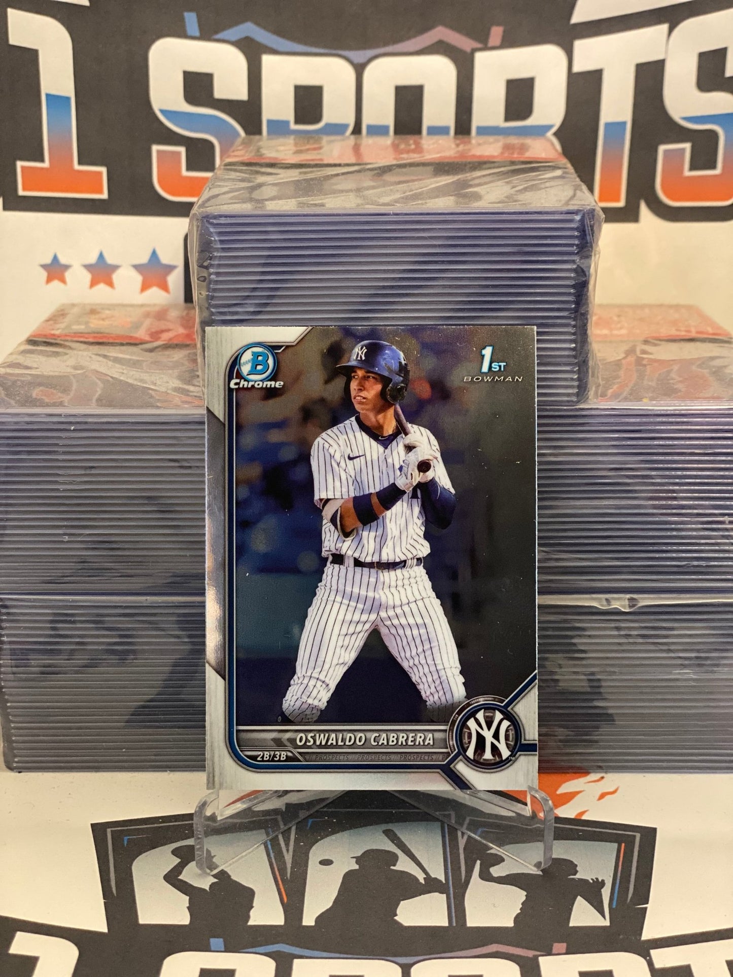2022 Bowman Chrome Prospects (1st Bowman) Oswaldo Cabrera #BCP-17