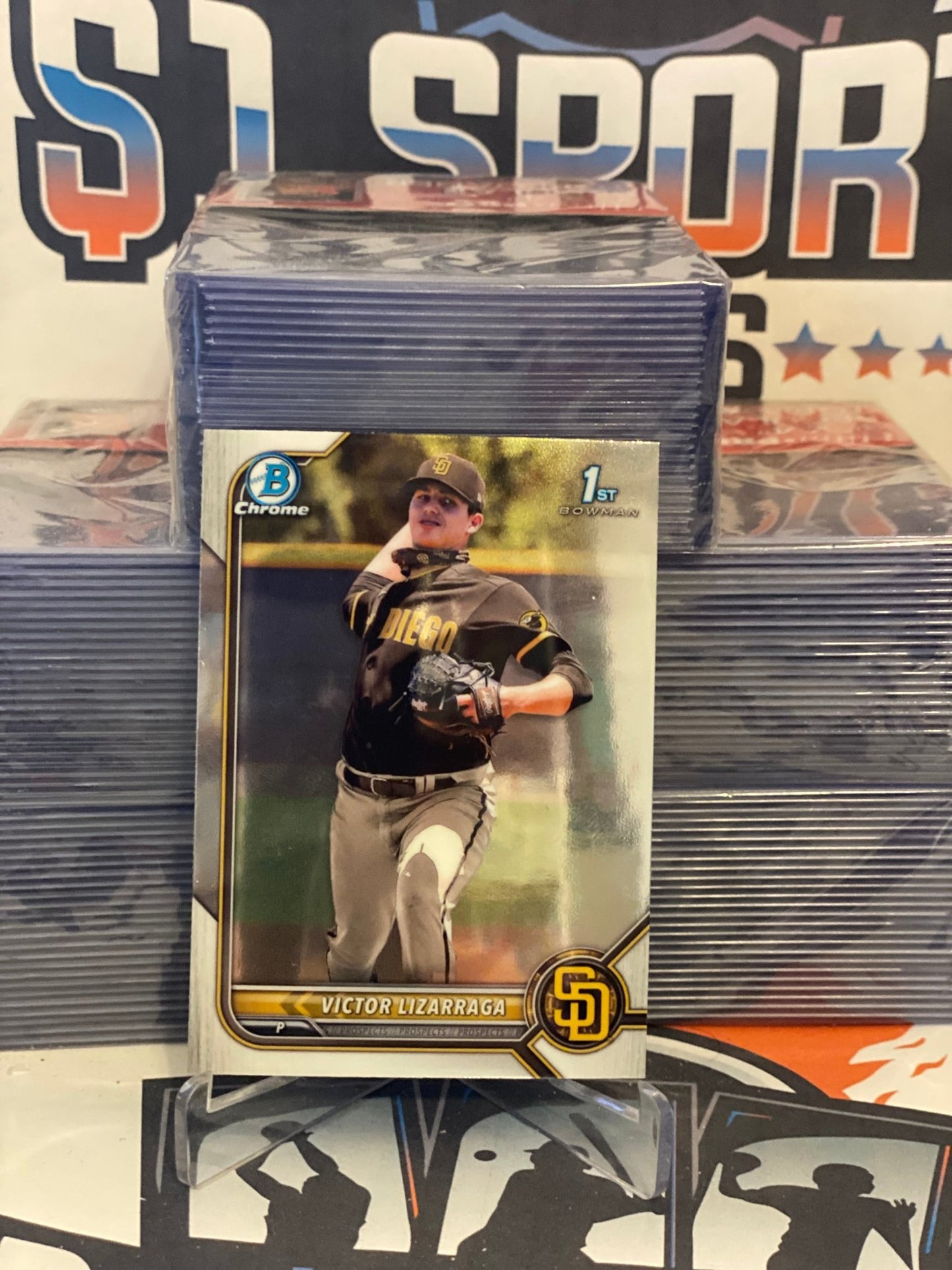2022 Bowman Chrome Prospects (1st Bowman) Victor Lizarraga #BCP-127