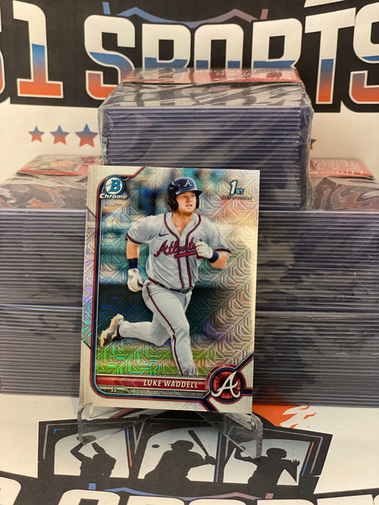 2022 Bowman Chrome Prospects (Mega Refractor, 1st Bowman) Luke Waddell #BCP-48