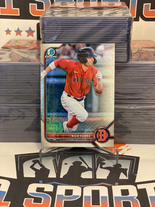 2022 Bowman Chrome Prospects (Mega Refractor) Nick Yorke #BCP-192