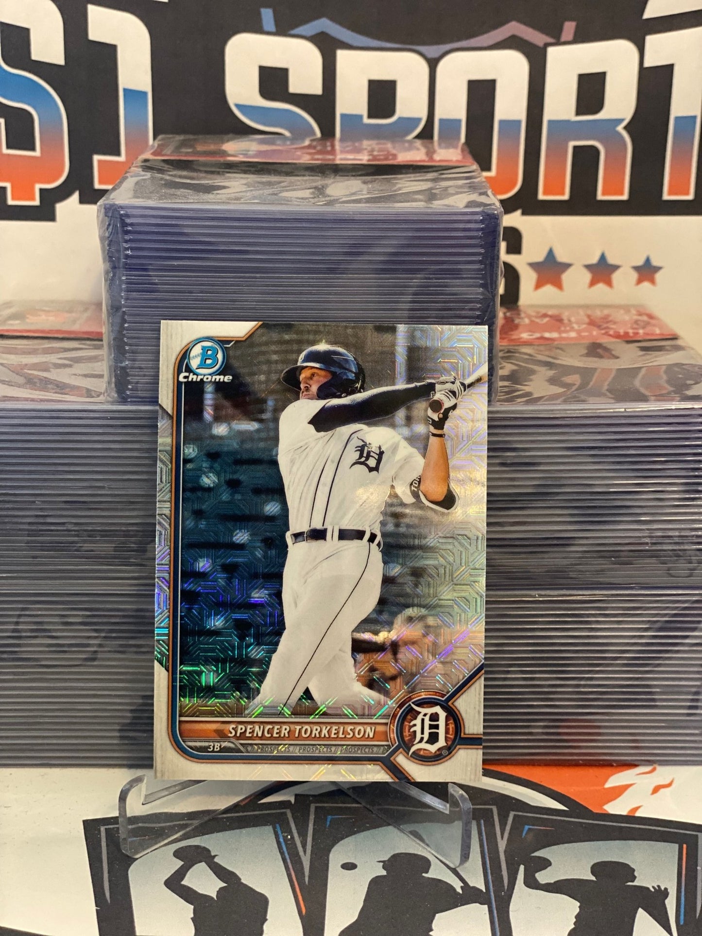 2022 Bowman Chrome Prospects (Mega Refractor) Spencer Torkelson #BCP-22
