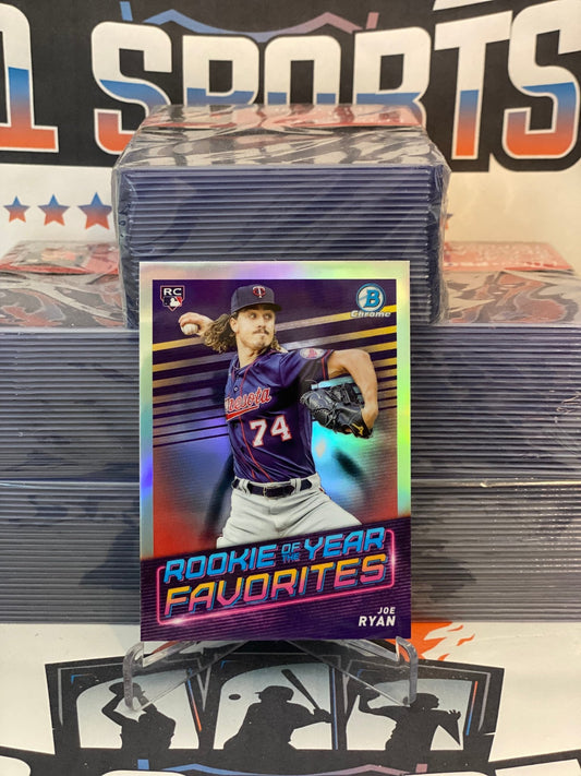 2022 Bowman Chrome (Rookie of the Year Favorites) Joe Ryan Rookie #ROYF-13