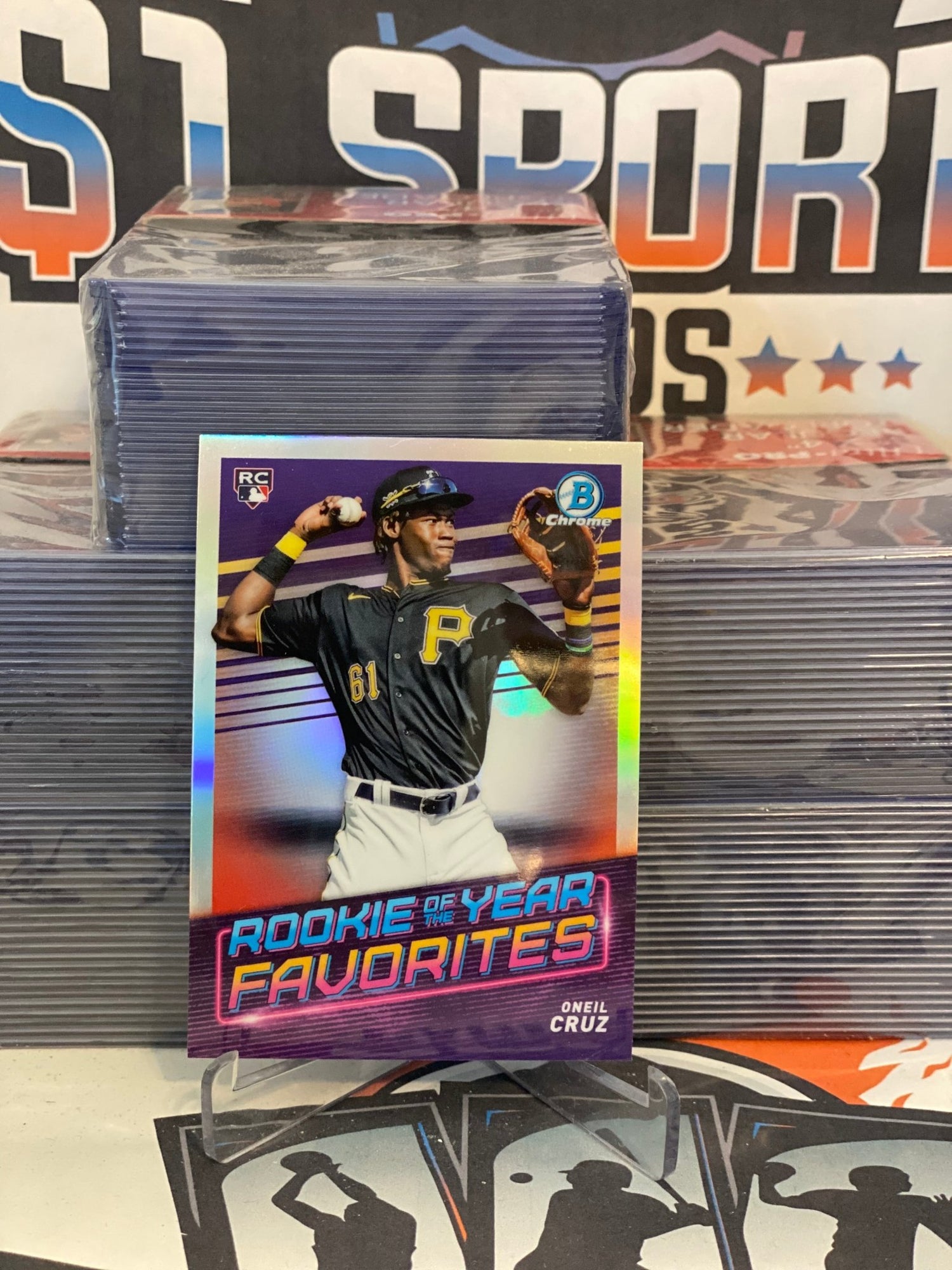 2022 Bowman Chrome (Rookie of the Year Favorites) Oneil Cruz #ROYF-5