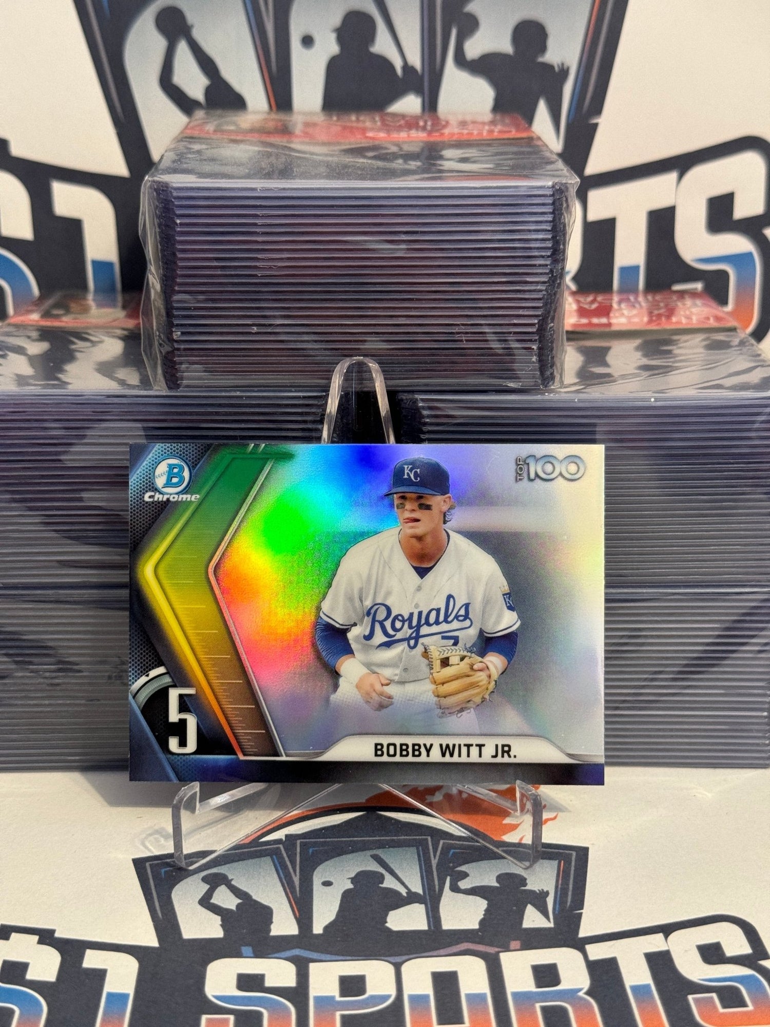 2022 Bowman Chrome (Top 100) Bobby Witt Jr.#BT-5