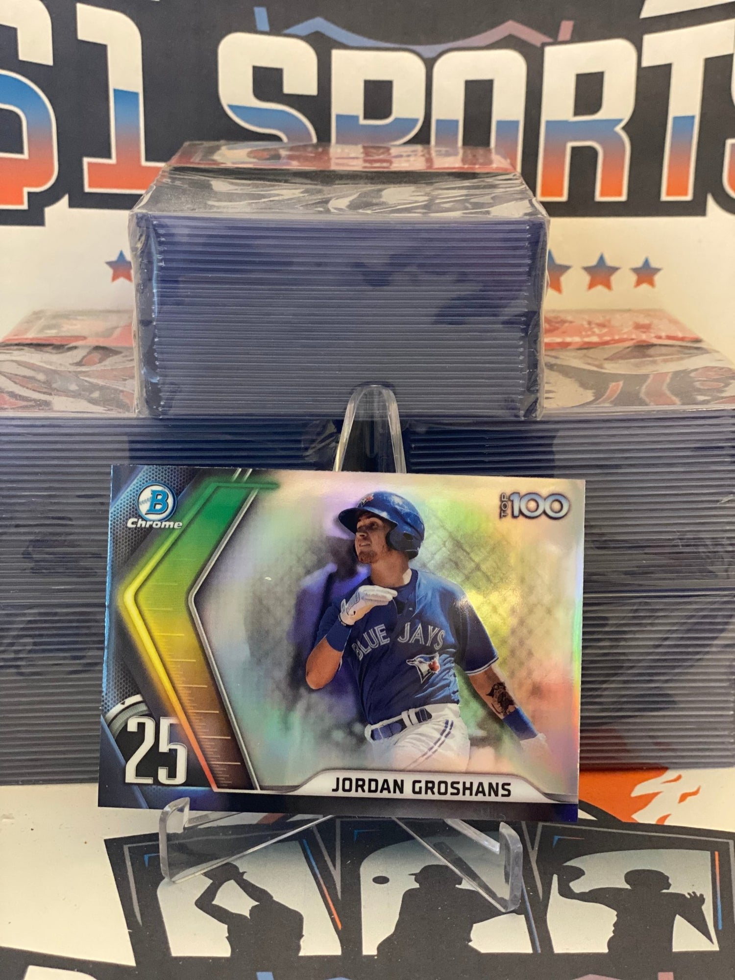 2022 Bowman Chrome (Top 100) Jordan Groshans #BTP-25