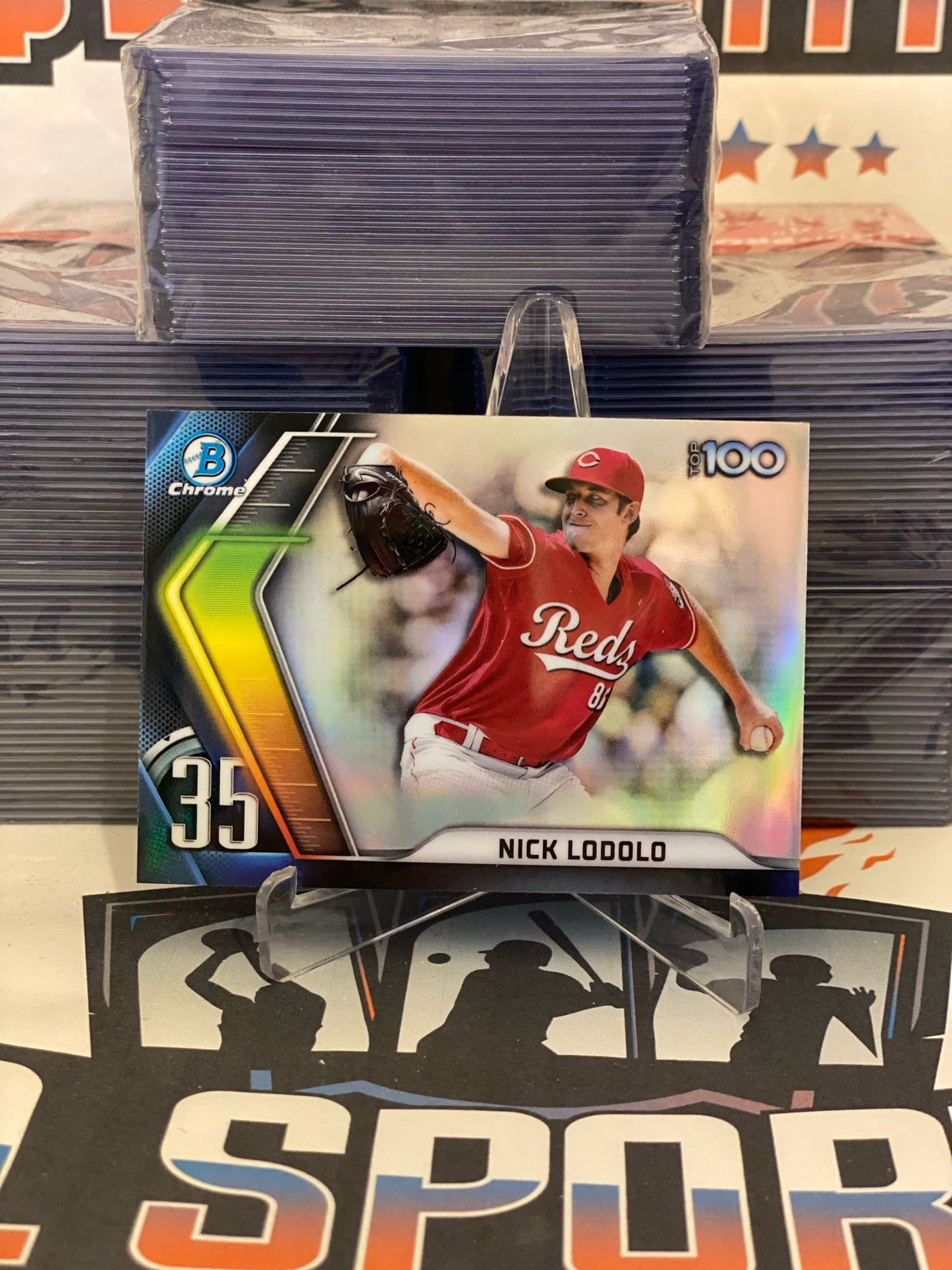 2022 Bowman Chrome (Top 100) Nick Lodolo #BTP-35