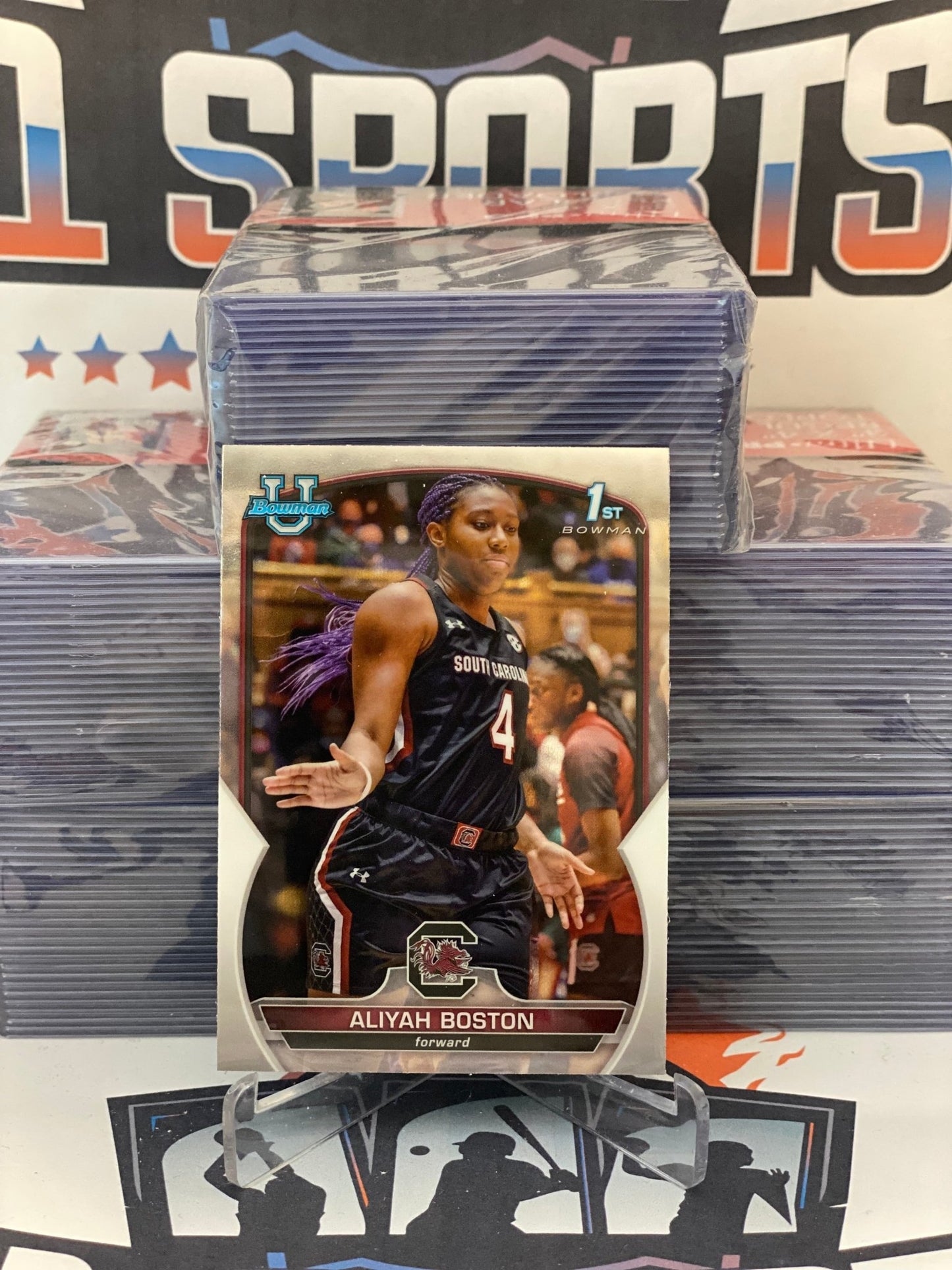 2022 Bowman Chrome University (1st Bowman) Aliyah Boston #6