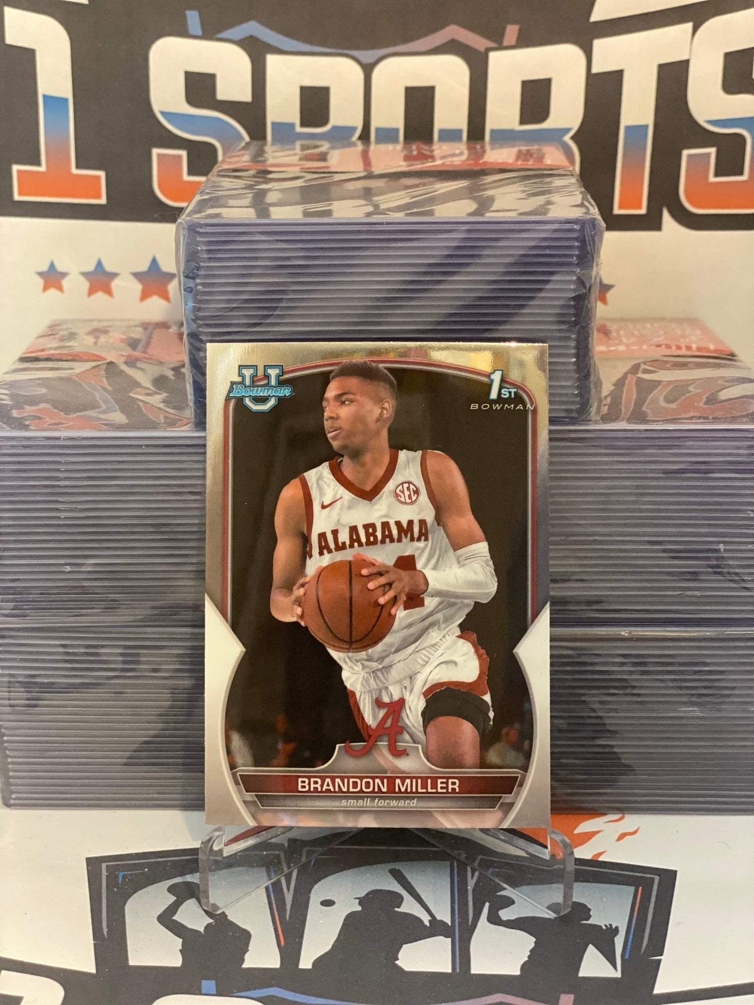 2022 Bowman Chrome University (1st Bowman) Brandon Miller #80