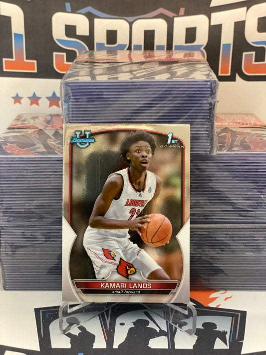 2022 Bowman Chrome University (1st Bowman) Kamari Lands #72