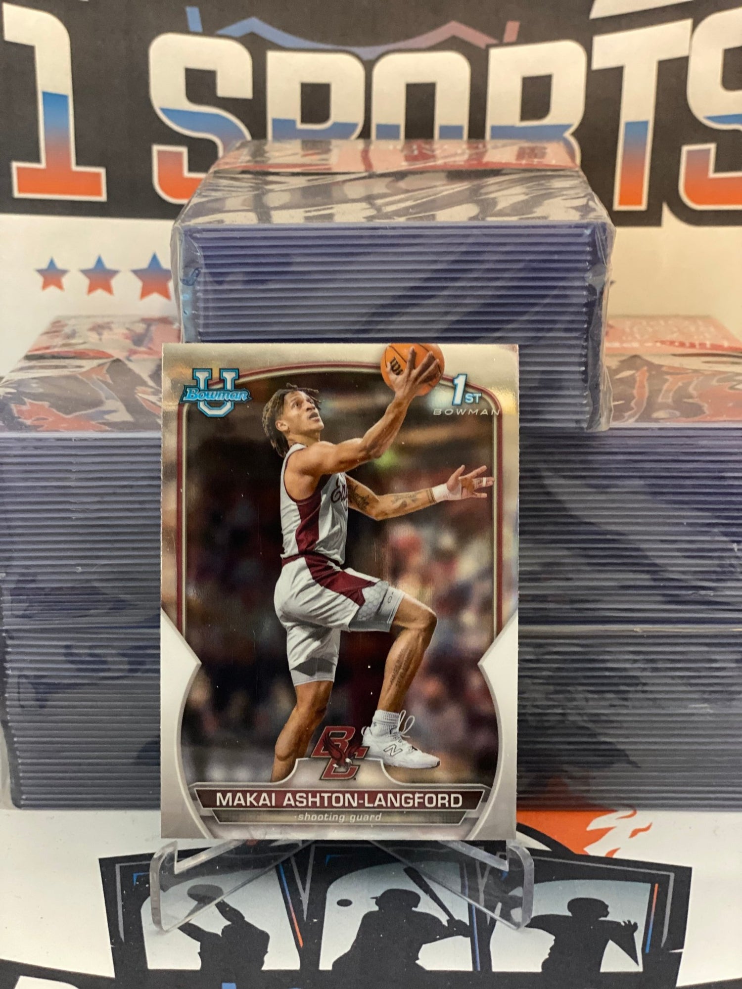 2022 Bowman Chrome University (1st Bowman) Makai Ashton-Langford #21