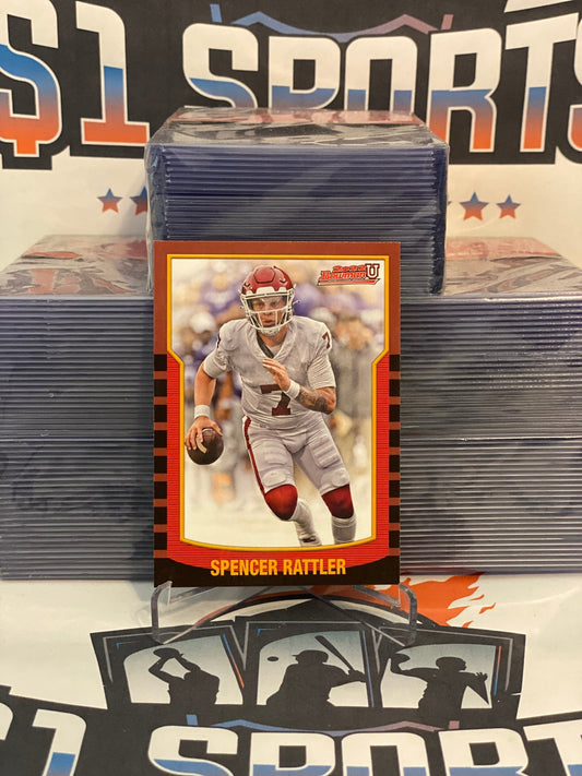 2022 Bowman Chrome University (2000 Throwback) Spencer Rattler #2KB-11