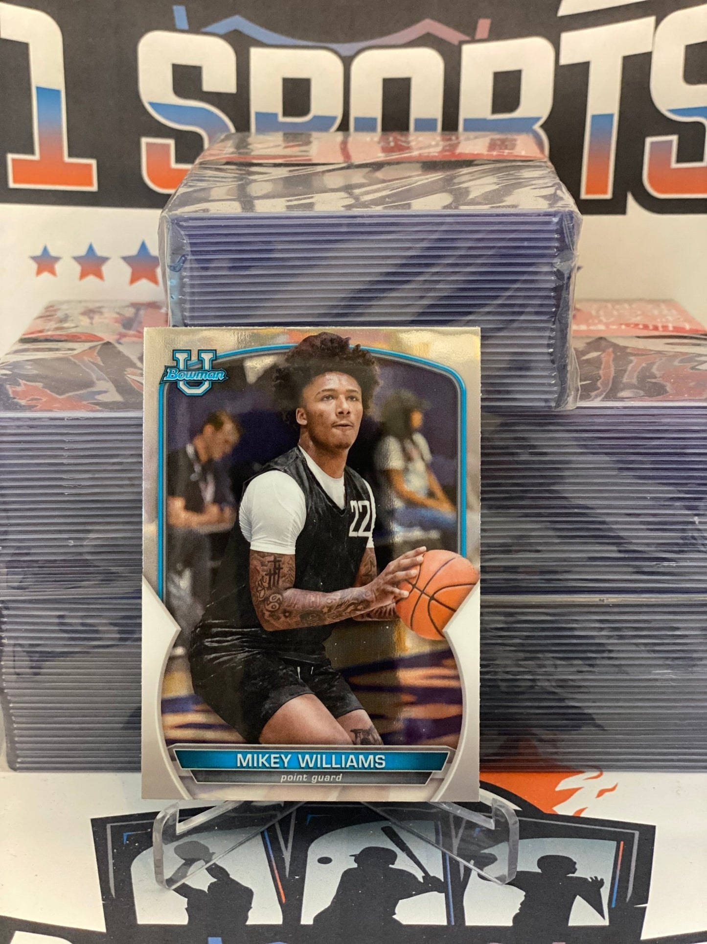 2022 Bowman Chrome University Mickey Williams #3