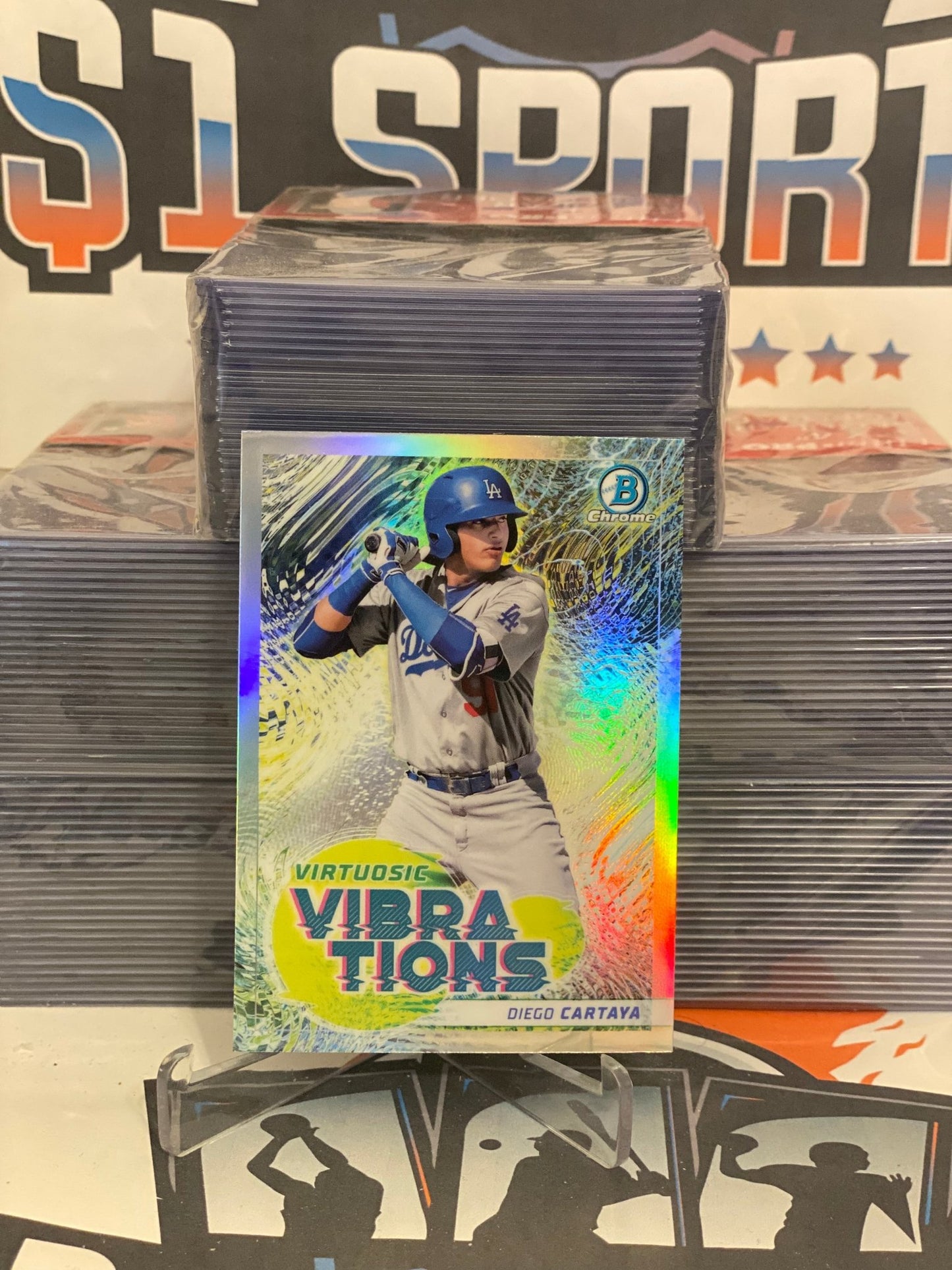 2022 Bowman Chrome (Virtuosic Vibrations) Diego Cartaya #V-20