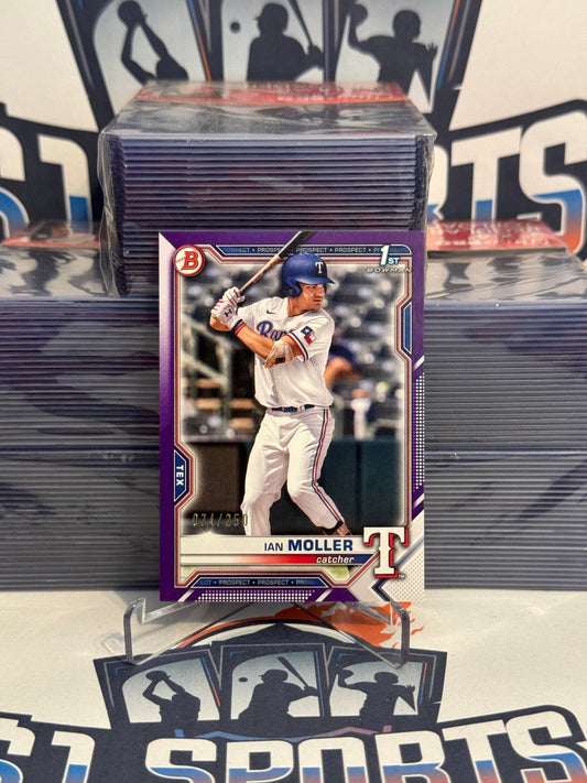 2022 Bowman Draft (Purple, 1st Bowman 74/250) Ian Moller #BD-42