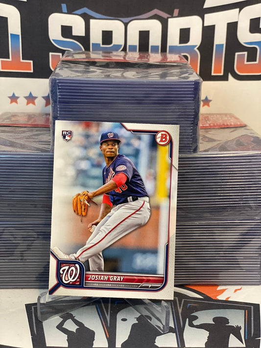 2022 Bowman Josiah Gray Rookie #18