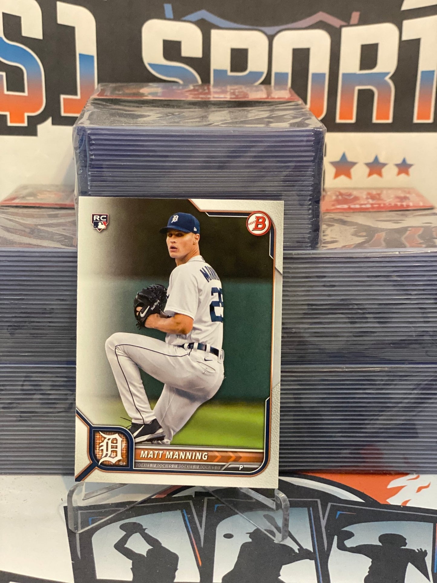 2022 Bowman Matt Manning Rookie #58