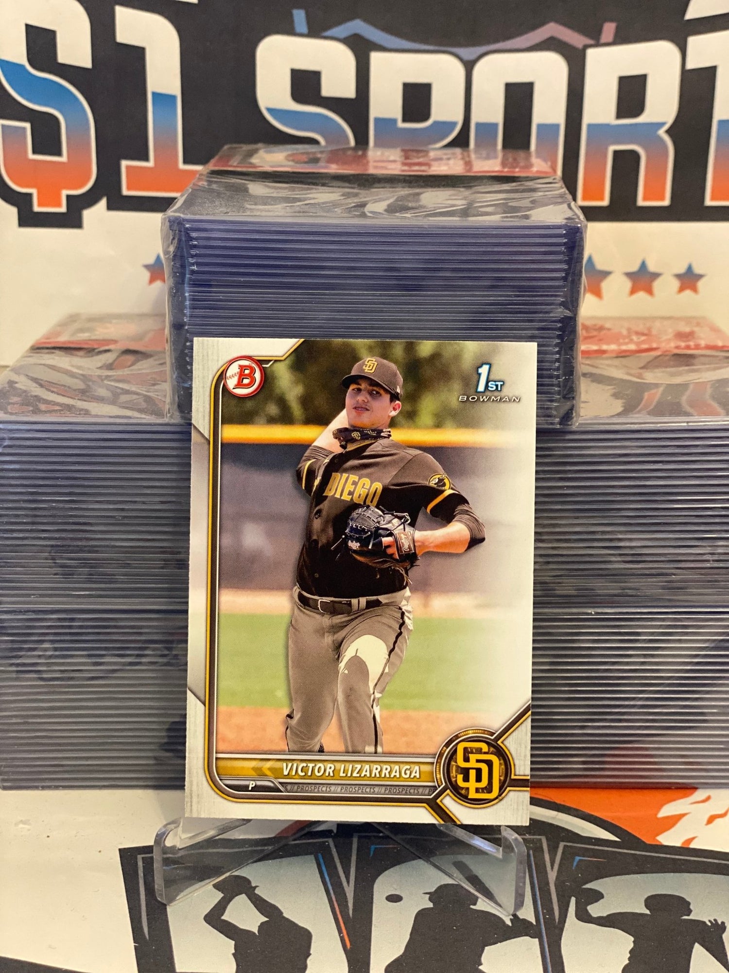 2022 Bowman Prospects (1st Bowman) Victor Lizarraga #BP-127