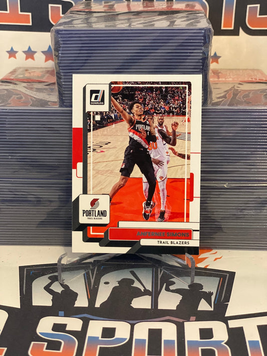 2022 Donruss Anfernee Simons #107