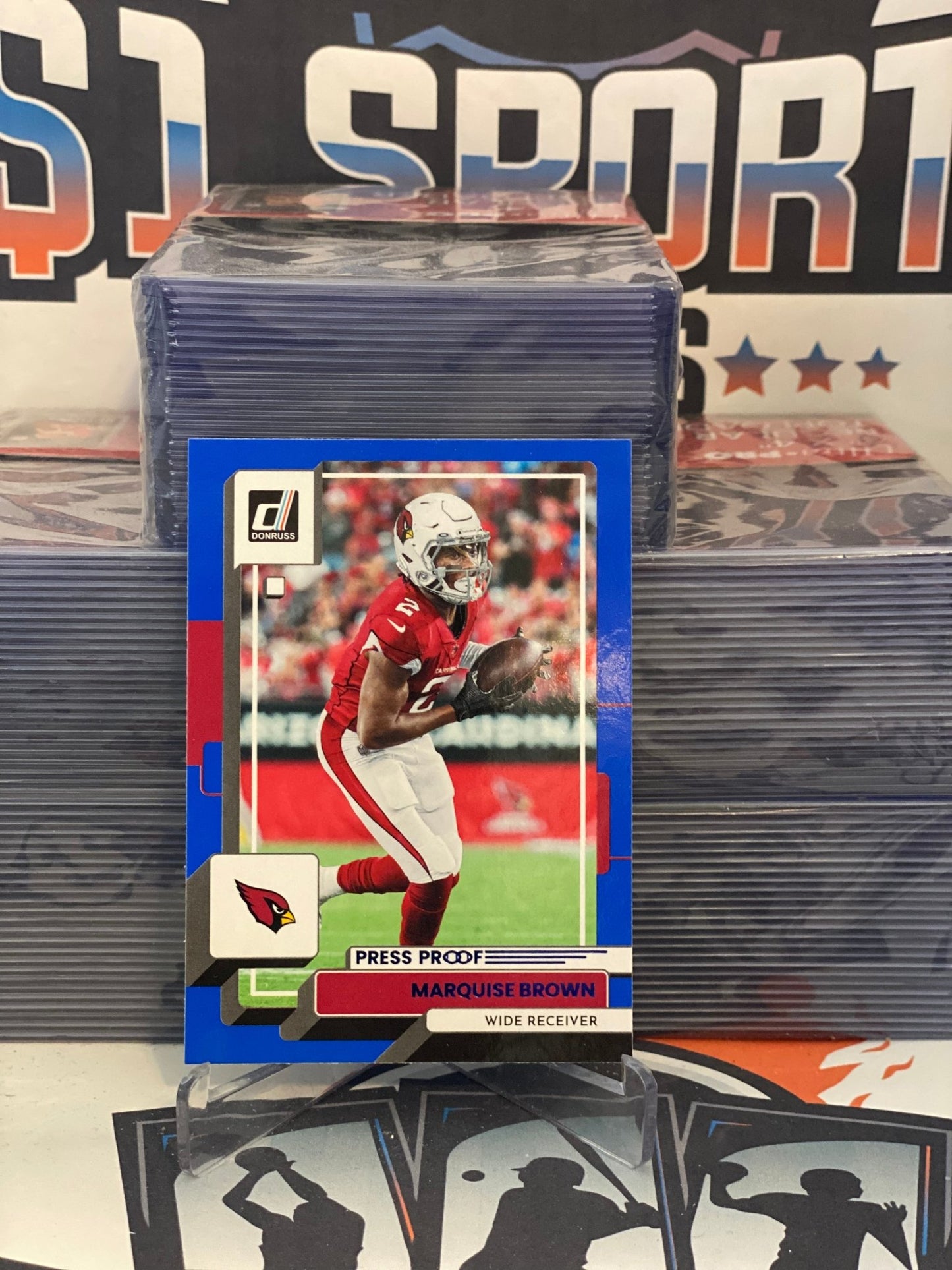 2022 Donruss (Blue Press Proof) James Conner #7